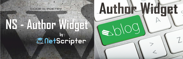 NS Author Widget Preview Wordpress Plugin - Rating, Reviews, Demo & Download