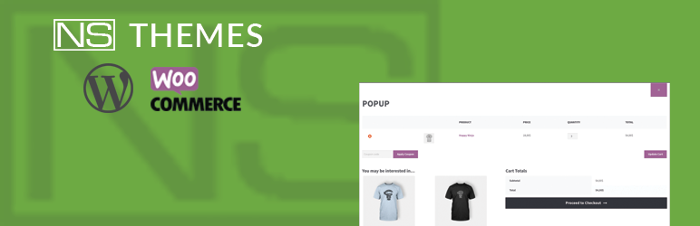NS Popup Cart For WooCommerce Preview Wordpress Plugin - Rating, Reviews, Demo & Download