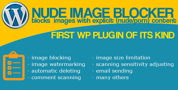 Nude Image Blocker Wordpress Plugin Preview - Rating, Reviews, Demo & Download