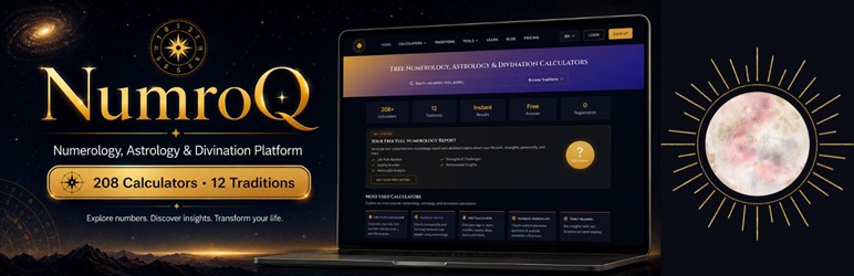 NumroQ Numerology & Astrology Calculators Preview Wordpress Plugin - Rating, Reviews, Demo & Download