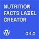 Nutrition Facts Label Creator (Gutenberg Block)