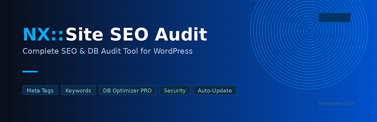 NX::Site SEO Audit Preview Wordpress Plugin - Rating, Reviews, Demo & Download