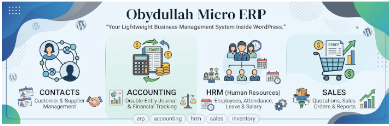 Obydullah Micro ERP Preview Wordpress Plugin - Rating, Reviews, Demo & Download
