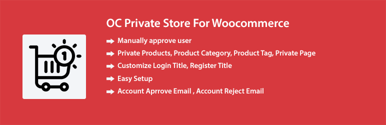 OC Private Store For Woocommerce Preview Wordpress Plugin - Rating, Reviews, Demo & Download