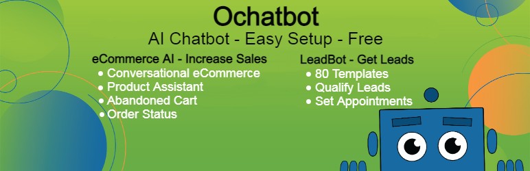 Ochatbot – Free AI Chatbot For ECommerce & Leads Preview Wordpress Plugin - Rating, Reviews, Demo & Download