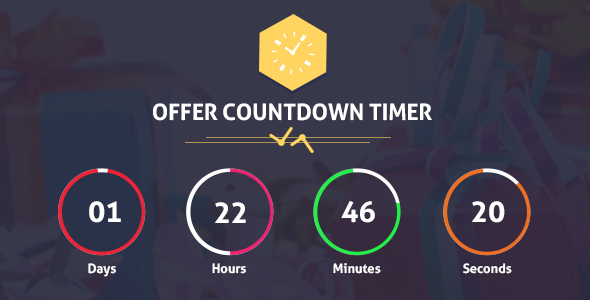 Offer CountDown Timer Pro WordPress Plugin For Events/Products/Offers Preview - Rating, Reviews, Demo & Download