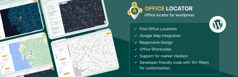 Office Locator Preview Wordpress Plugin - Rating, Reviews, Demo & Download