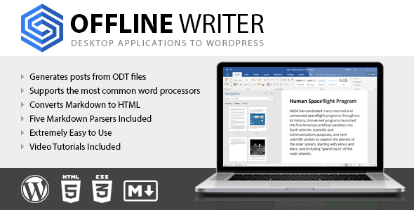 Offline Writer Preview Wordpress Plugin - Rating, Reviews, Demo & Download