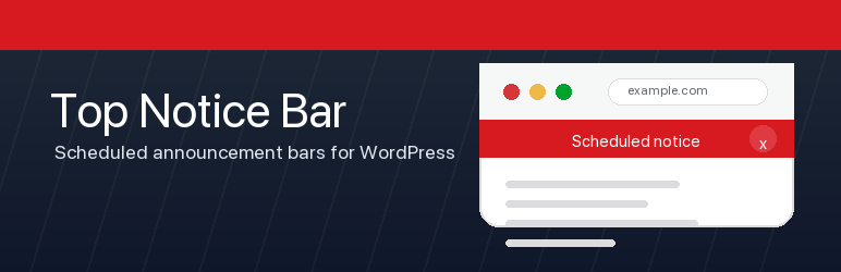 OffSign Scheduled Site Banner Preview Wordpress Plugin - Rating, Reviews, Demo & Download