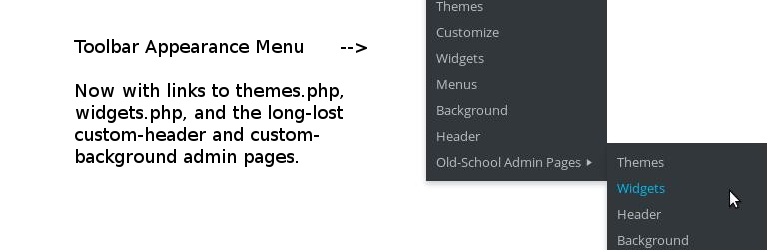 Old-School Themes Admin Preview Wordpress Plugin - Rating, Reviews, Demo & Download
