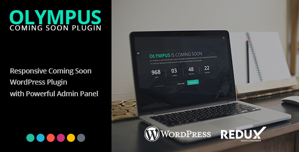 Olympus – Responsive Coming Soon WordPress Plugin Preview - Rating, Reviews, Demo & Download
