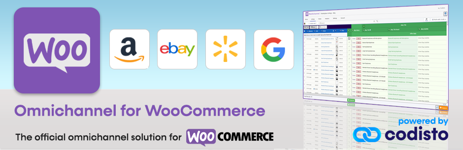 Omnichannel For WooCommerce: Google, Amazon, EBay & Walmart Integration – Powered By Codisto Preview Wordpress Plugin - Rating, Reviews, Demo & Download