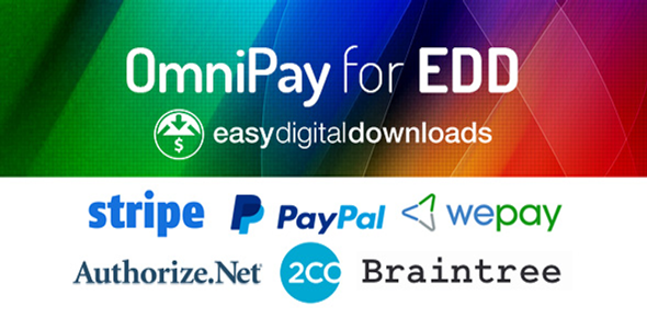 OmniPay For Easy Digital Downloads – Stripe, PayPal, WePay, Braintree, Authorize Wordpress Plugin - Rating, Reviews, Demo & Download