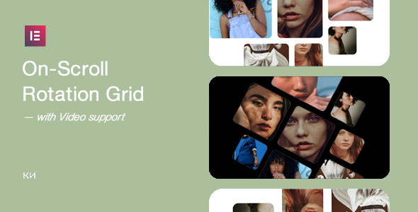 On-Scroll Rotation Grid For Elementor Preview Wordpress Plugin - Rating, Reviews, Demo & Download