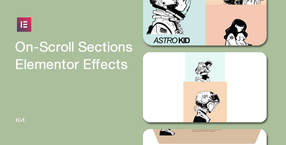 On-Scroll Section Effects For Elementor Preview Wordpress Plugin - Rating, Reviews, Demo & Download