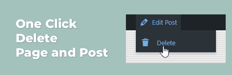 One Click Delete Page And Post Preview Wordpress Plugin - Rating, Reviews, Demo & Download