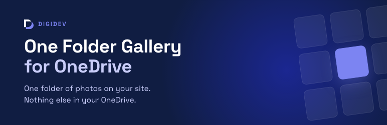 One Folder Gallery For OneDrive Preview Wordpress Plugin - Rating, Reviews, Demo & Download
