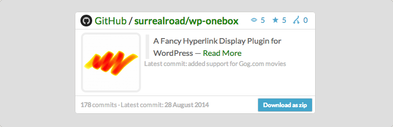 Onebox Preview Wordpress Plugin - Rating, Reviews, Demo & Download