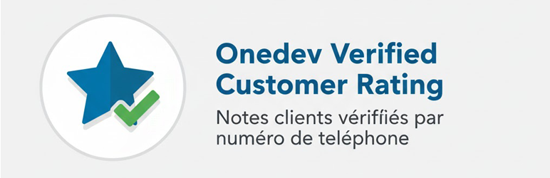 Onedev Verified Customer Rating Preview Wordpress Plugin - Rating, Reviews, Demo & Download