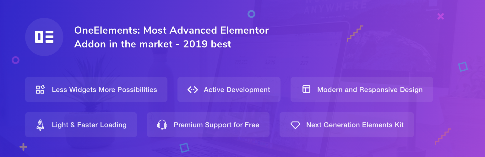 OneElements – Best Elementor Addons Preview Wordpress Plugin - Rating, Reviews, Demo & Download