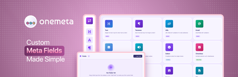 OneMeta – Custom Meta Fields Preview Wordpress Plugin - Rating, Reviews, Demo & Download