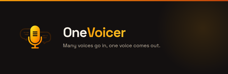 OneVoicer Preview Wordpress Plugin - Rating, Reviews, Demo & Download