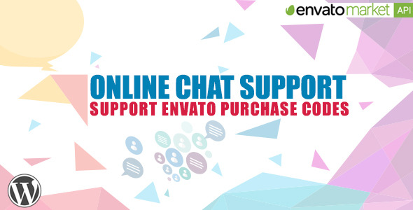Online Chat Support With Envato Purchase Codes – Wordpress Plugin Preview - Rating, Reviews, Demo & Download