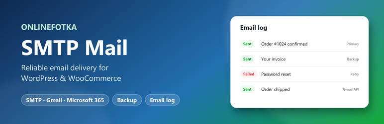Onlinefotka SMTP Mail Preview Wordpress Plugin - Rating, Reviews, Demo & Download