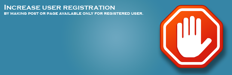 Only For Registered Users Preview Wordpress Plugin - Rating, Reviews, Demo & Download