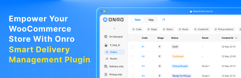 Onro – Local Delivery Management For WooCommerce Preview Wordpress Plugin - Rating, Reviews, Demo & Download