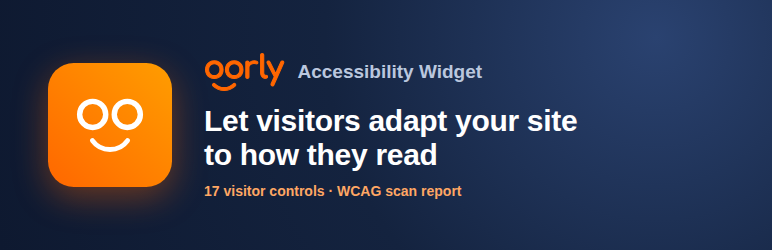 Oorly Accessibility Widget Preview Wordpress Plugin - Rating, Reviews, Demo & Download