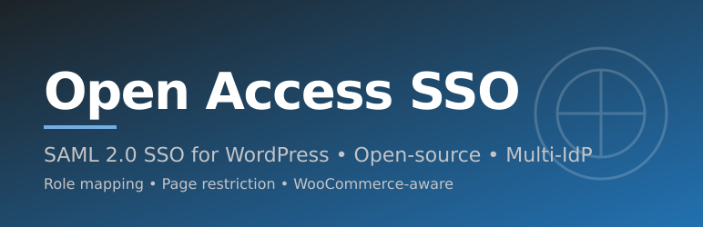 Open Access SSO Preview Wordpress Plugin - Rating, Reviews, Demo & Download