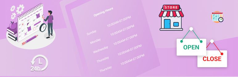 Open Close WooCommerce Store – Best Business Schedules Manager Preview Wordpress Plugin - Rating, Reviews, Demo & Download