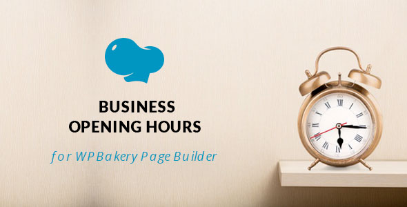 Opening Hours For WPBakery Page Builder Preview Wordpress Plugin - Rating, Reviews, Demo & Download