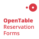 OpenTable Restaurant Reservation Forms For Elementor