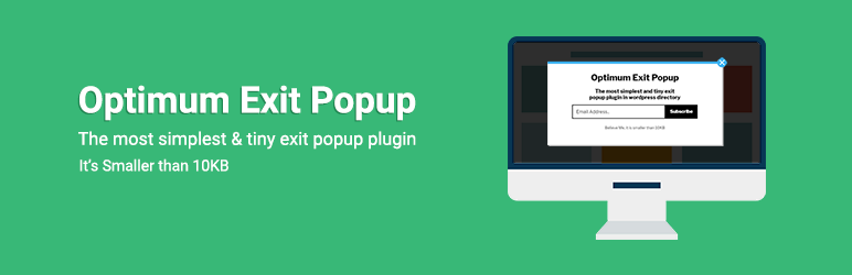 Optimum Exit Popup Preview Wordpress Plugin - Rating, Reviews, Demo & Download