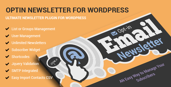 Optin Newsletter Pro Plugin for Wordpress Preview - Rating, Reviews, Demo & Download