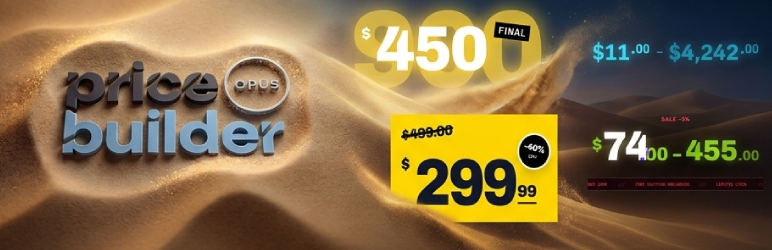 Opus Price Builder Preview Wordpress Plugin - Rating, Reviews, Demo & Download