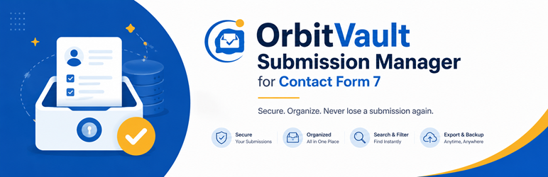 OrbitVault Submission Manager For Contact Form 7 Preview Wordpress Plugin - Rating, Reviews, Demo & Download
