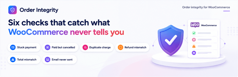 Ordafide Order Integrity For WooCommerce Preview Wordpress Plugin - Rating, Reviews, Demo & Download