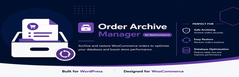 Order Archive Manager For WooCommerce Preview Wordpress Plugin - Rating, Reviews, Demo & Download