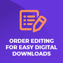 Order Editing For Easy Digital Downloads