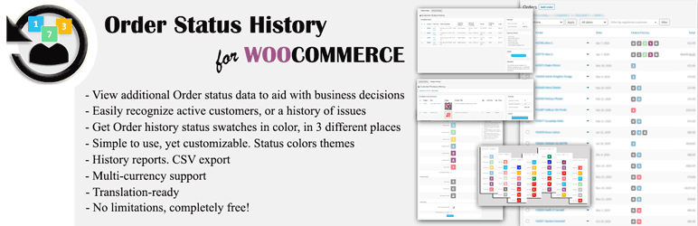 Order Status History For WooCommerce Preview Wordpress Plugin - Rating, Reviews, Demo & Download