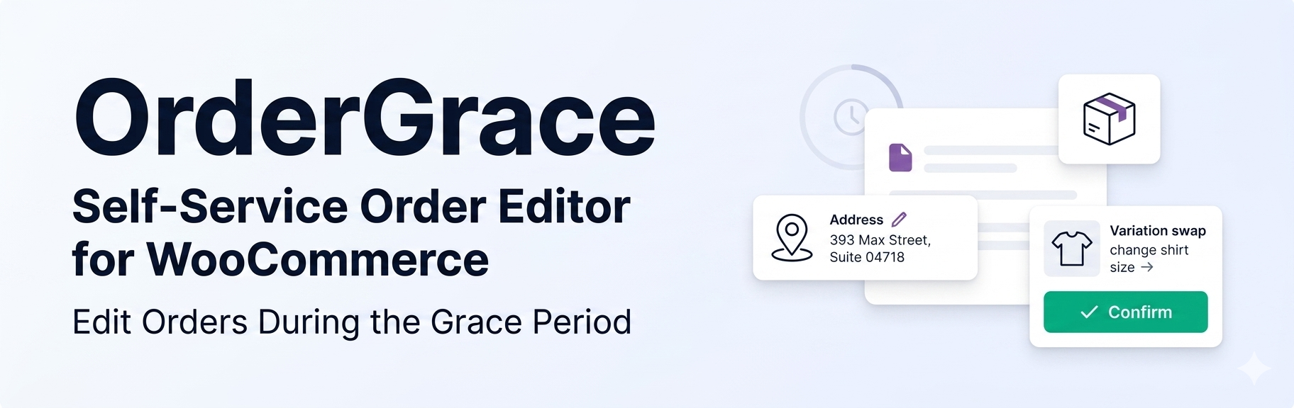 OrderGrace: Self-Service Order Editor For WooCommerce Preview Wordpress Plugin - Rating, Reviews, Demo & Download