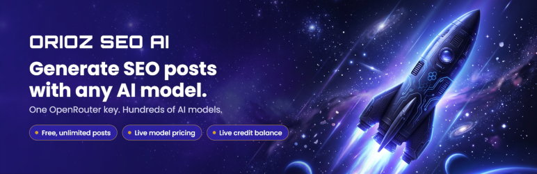 ORIOZ SEO AI Preview Wordpress Plugin - Rating, Reviews, Demo & Download