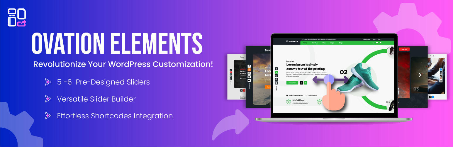 Ovation Elements Preview Wordpress Plugin - Rating, Reviews, Demo & Download