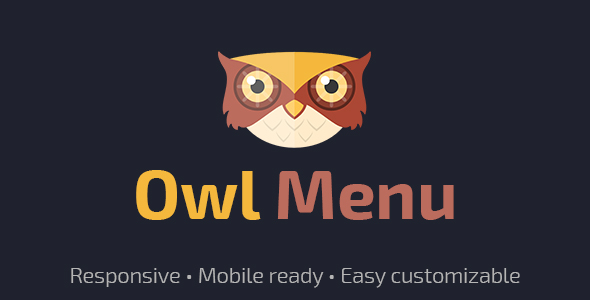 Owl Menu: Responsive WordPress Menu Plugin Preview - Rating, Reviews, Demo & Download