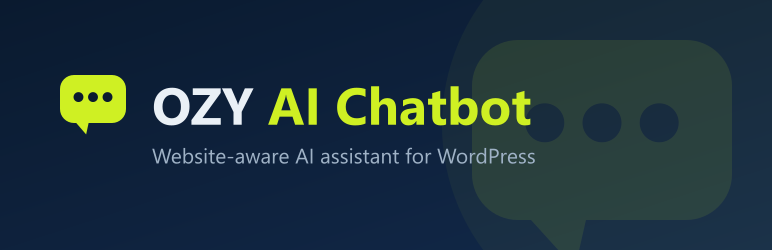 OZY AI Chatbot Preview Wordpress Plugin - Rating, Reviews, Demo & Download