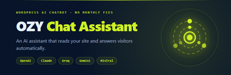 OZY Chat Assistant Preview Wordpress Plugin - Rating, Reviews, Demo & Download