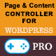 Page And Content Controller For WordPress – Professional Edition